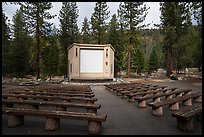 Amphitheater, Lodgepole Campground. Sequoia National Park, California, USA.