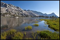 Upper Young Lake and Ragged Peak range. Yosemite National Park, California, USA. (color)