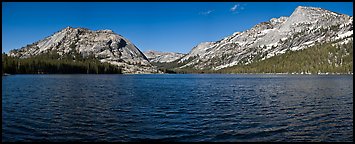 Tioga Lake. Yosemite National Park (Panoramic color)