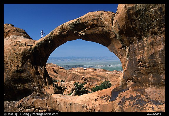 Double O Arch, afternoon. Arches National Park