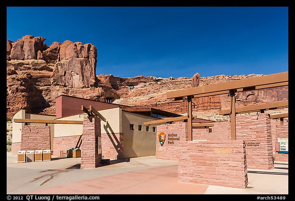 Visitor Center. Arches National Park (color)