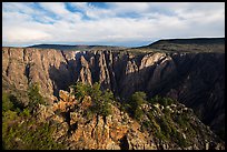 Wide view from Gunnison point. Black Canyon of the Gunnison National Park ( color)