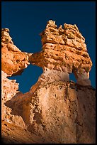 Openings through hoodoos. Bryce Canyon National Park ( color)