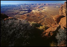 Green river overlook and Henry mountains, Island in the sky. Canyonlands National Park ( color)