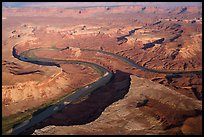 Aerial view of Green River. Canyonlands National Park ( color)