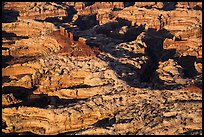 Aerial view of Chocolate Drops. Canyonlands National Park ( color)