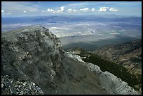 Cliffs below Mt Washington overlooking Spring Valley, morning. Great Basin National Park, Nevada, USA. (color)