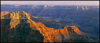 Landscape from Point Sublime. Grand Canyon National Park (Panoramic color)