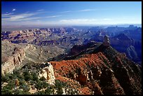 View from Point Imperial, morning. Grand Canyon National Park, Arizona, USA. (color)