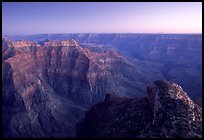 View from Point Sublime, dusk. Grand Canyon National Park ( color)