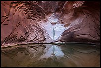 Spillway and reflection, North Canyon. Grand Canyon National Park, Arizona, USA.