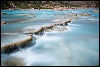 Travertine terraces of the Little Colorado River. Grand Canyon National Park ( color)