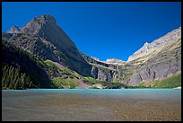 Grinnell Lake, Angel Wing, and the Garden Wall. Glacier National Park, Montana, USA. (color)