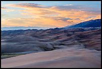 Dunes and sunset clouds. Great Sand Dunes National Park and Preserve ( color)