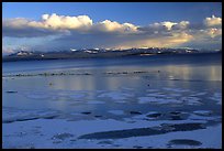 Ice on Yellowstone lake. Yellowstone National Park ( color)