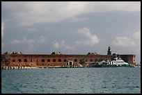 Fort Jefferson from water. Dry Tortugas National Park ( color)