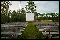 Amphitheater, Long Pine Key Campground. Everglades National Park, Florida, USA.