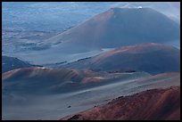 Cinder cones within Halekala crater. Haleakala National Park ( color)