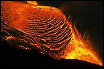 Close-up of molten lava. Hawaii Volcanoes National Park ( color)