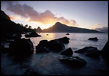 Sunrise from South Beach, Ofu Island. National Park of American Samoa