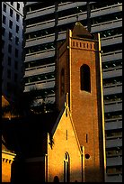 Red brick St Andrew's church. Brisbane, Queensland, Australia (color)