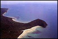 Aerial view of Cape Tribulation. Queensland, Australia ( color)