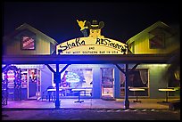 Most southern bar in the USA at night. Big Island, Hawaii, USA ( color)
