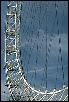 Detail of the Millennium Wheel. London, England, United Kingdom ( color)