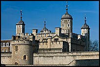 Turrets and White House, Tower of London. London, England, United Kingdom ( color)