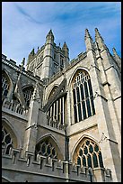 Bath Abbey tower. Bath, Somerset, England, United Kingdom ( color)