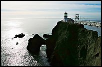 Point Bonita Lighthouse, afternoon. California, USA ( color)