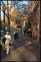 University avenue, the main street. Palo Alto,  California, USA ( color)