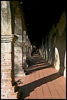 Corridor. San Juan Capistrano, Orange County, California, USA (color)