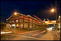 Cannery row at night. Monterey, California, USA ( color)