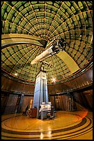 Refractive telescope, Lick obervatory. San Jose, California, USA ( color)