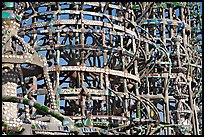 Detail, Watts towers, a masterpiece of folk art. Watts, Los Angeles, California, USA ( color)
