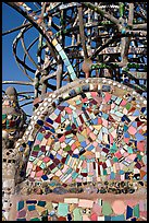 Moscaic and tower, Watts Towers. Watts, Los Angeles, California, USA ( color)