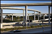 Highway interchange, Watts. Watts, Los Angeles, California, USA ( color)