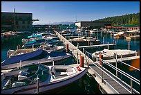 Sunnyside marina, West Shore, Lake Tahoe , California. USA (color)
