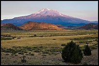 Mount Shasta in late summer. California, USA ( color)