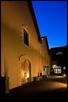 Winery at night, Hess Collection. Napa Valley, California, USA ( color)