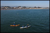 Sea kayakers. Santa Cruz, California, USA ( color)