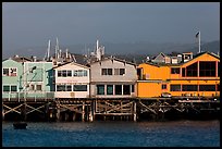 Fishermans wharf pier. Monterey, California, USA ( color)