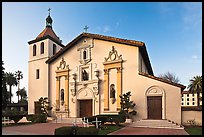 Santa Clara University Mission Church. Santa Clara,  California, USA (color)