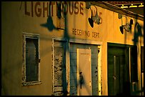 Old warehouse, sunset, Fisherman's Wharf. San Francisco, California, USA ( color)