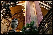 Detail of the Palace of Fine arts. San Francisco, California, USA