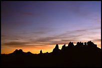 Trona Pinnacles, dusk. California, USA
