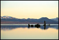Isolated Tufa towers. Mono Lake, California, USA