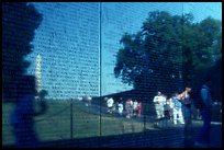 The Wall, Vietnam Veterans Memorial. Washington DC, USA ( color)