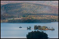 Islets, Moosehead Lake. Maine, USA